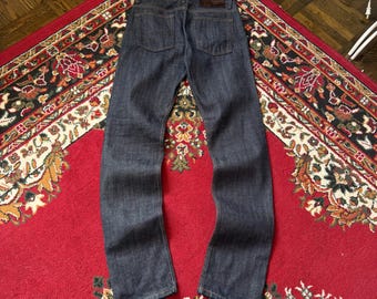 Naked Famous Jeans Herren 31 Weird Guy Japanische Dark Indigo Bio-Baumwolle