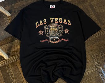 Camiseta vintage de los años 2000 con el casino Las Vegas 777
