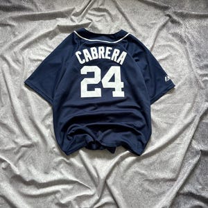 Majestätisch Miguel Cabrera Detroit Tigers MLB #24 Trikot Größe S