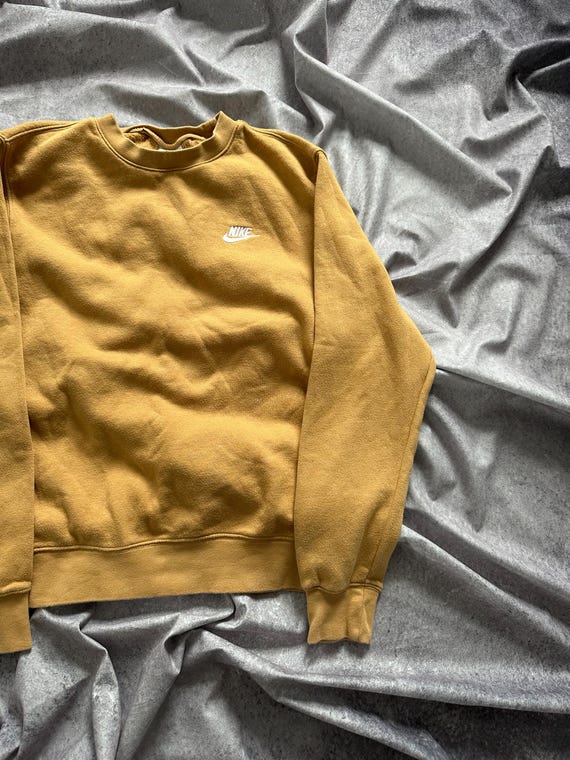 nike mustard sweatshirt