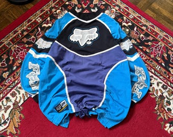 Vintage Y2K Fox Racing Fox Riders Zip up Sweater Hoodie Size L