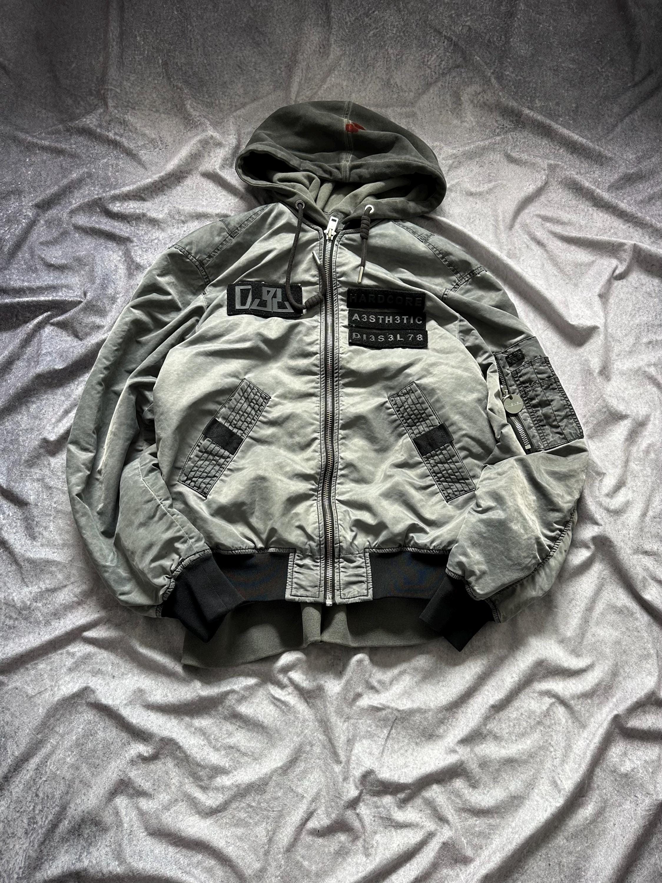 ジャケット・アウター diesel archive Eyelet rider's jacket diesel archive Eyelet rider's jacket 90's Archive Animal Zip