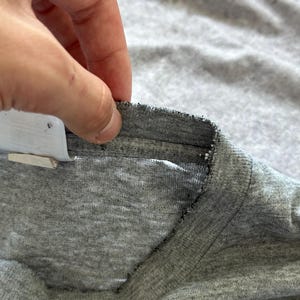 Y2K Nike Town Chicago Grå Distressed T-shirt USA Center Swoosh Herr L bild 12