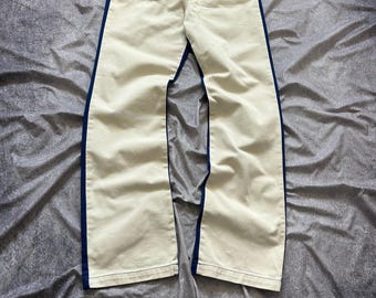 Paloma Wool Dax Pant EU38 Cream Blue Straight High Waist