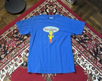 Y2K Vintage The Simpsons "Van Dork" Van Dutch Parody  Vintage Tee 00s 2004 Fox
