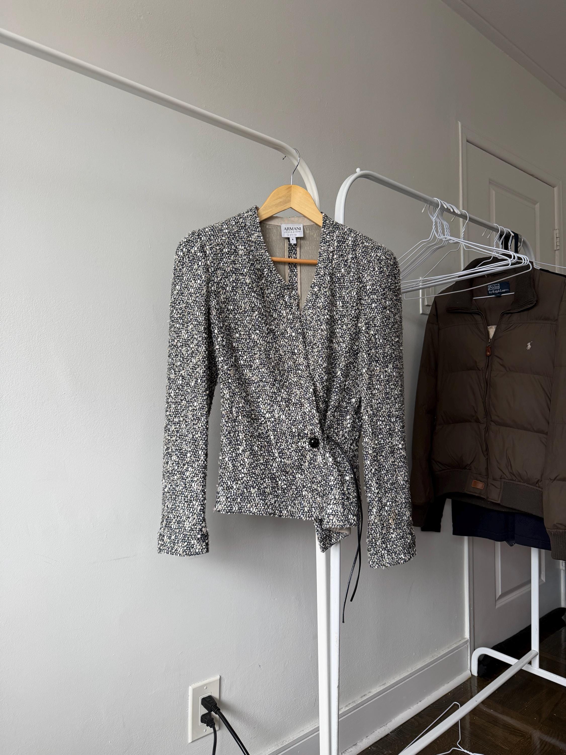 Giorgio Armani Tweed Jacket - Etsy