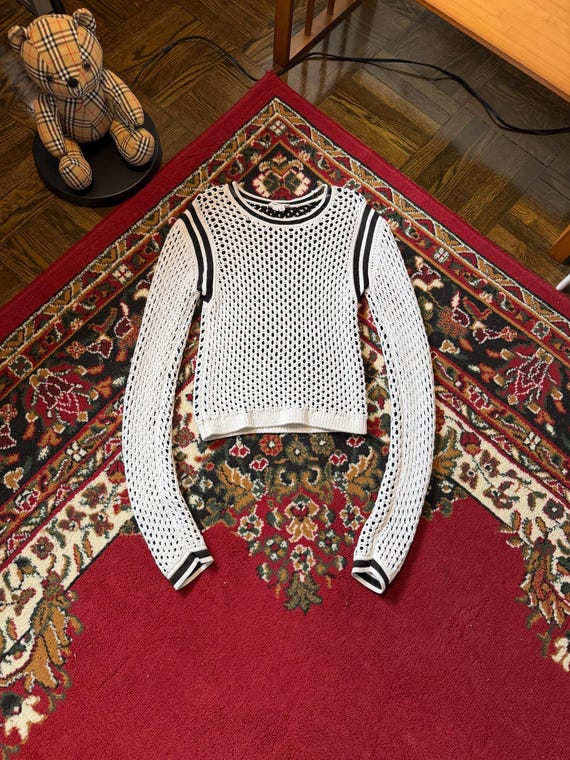 Helmut Lang, Vintage Helmut Lang Waffle Knitted Sweater Size S Unisex