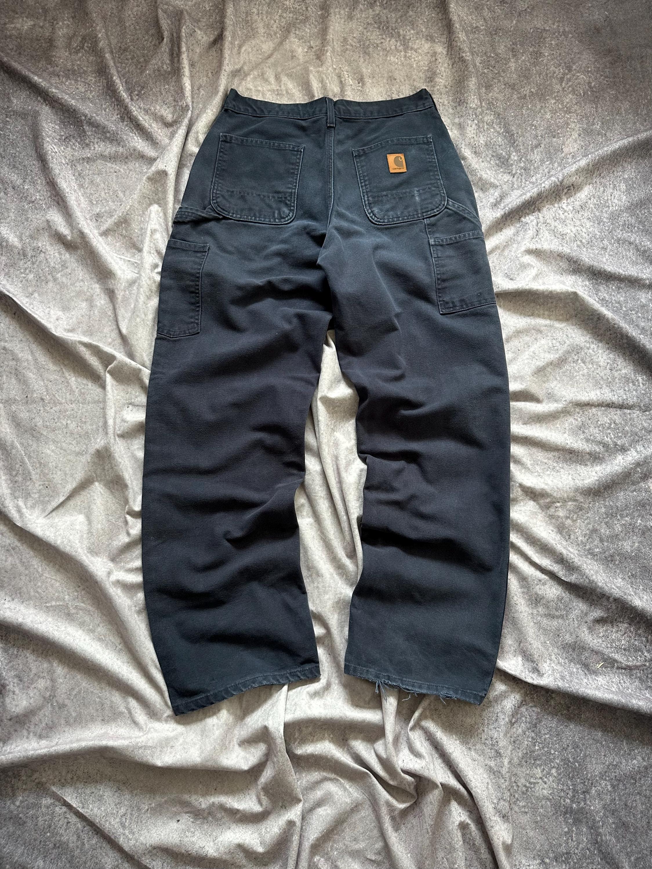 Carhartt B11-MDT Mens Blue Utility Single Knee Thick Pants Size