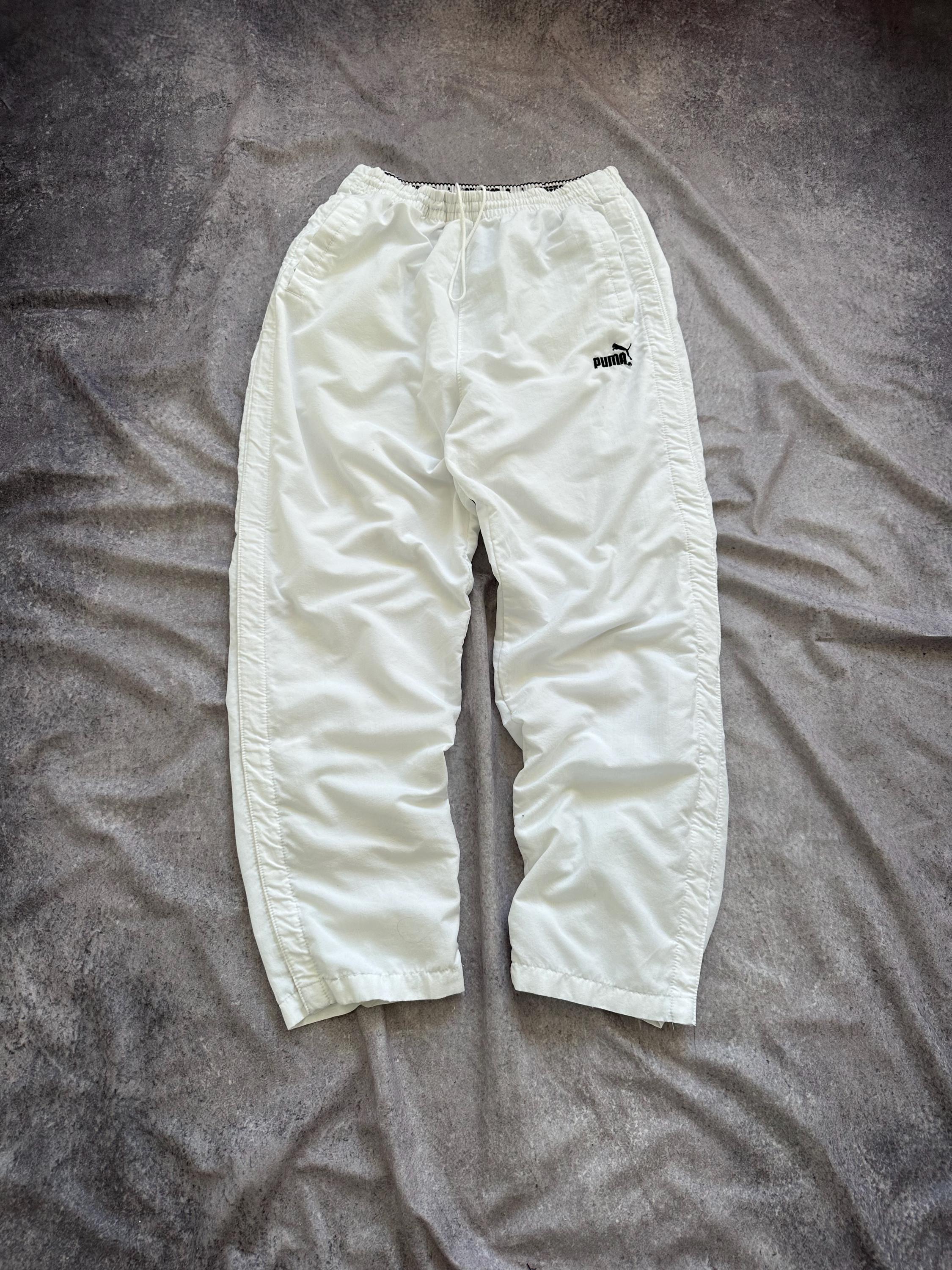 Puma Baggy Fit Parachute Track Pants Trackies Size L Unisex