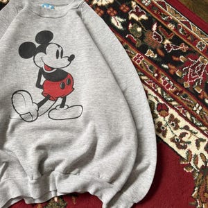 Vintage Mickey Mouse Disney Crewneck Sweatshirt 80s Made In USA L image 4