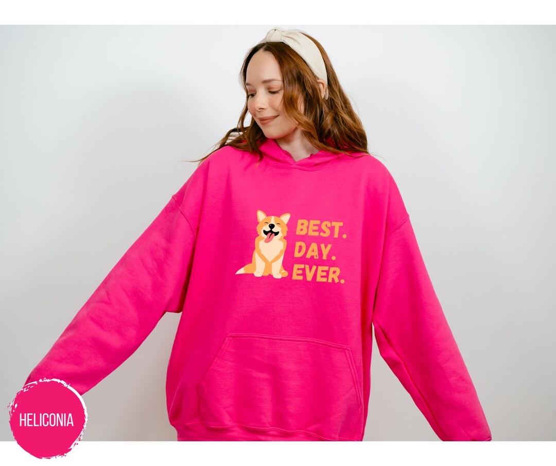 Best. Hoodie. Ever Hoodie With Dog Print Dog Having the Best Etsy