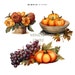 Watercolor THANKSGIVING DAY Clip Art | Transparent Pngs | Digital Art ...