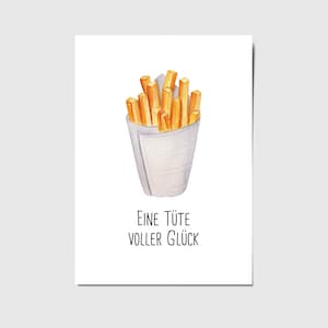 Karte Pommes, Eine Tüte voller Glück