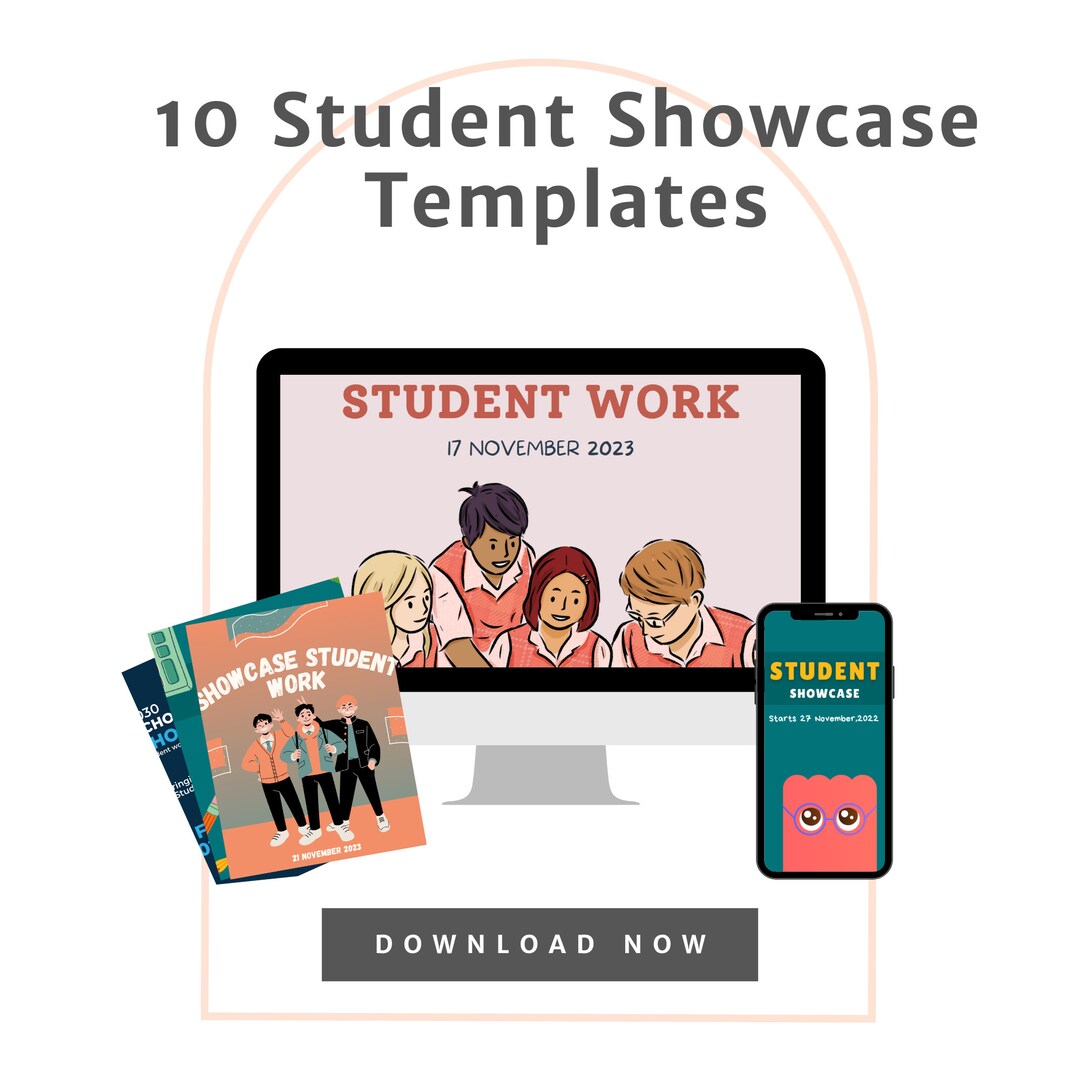 Student Output Showcase 10 Student Showcase Templates INSTANT DOWNLOAD Social Media Template ...