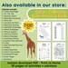 SAFARI Printable Activity Placemat, Activities for Kids, Word Find, Mazes, Themed Activity ...