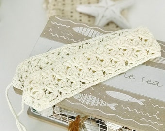 Crochet pattern butterfly headband,  summer heandband pdf pattern