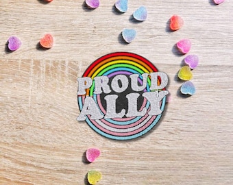 Proud Ally Patch – Bestickter LGBTQ+ Aufnäher für Unterstützer*innen
