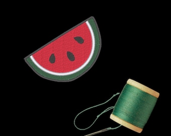Bestickter Aufnäher – Wassermelonen-Motiv – 6 cm – Symbol für Palästina
