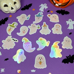 Verzauberndes Pinkes ハロウィン ステッカー セット |ピンクのハロウィーン アウフクレーベル | 16 エンツュッケンデ・アウフクレーベル