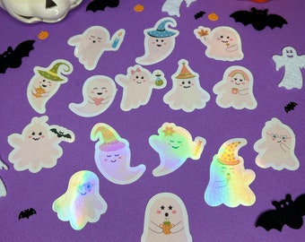 Verzauberndes Pinkes Halloween Sticker Set | Pink Halloween Aufkleber | 16 Entzückende Aufkleber
