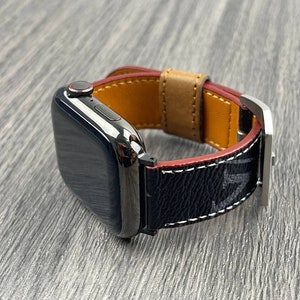 louis v 44mm apple watch case band men