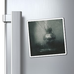 First Underwater Photograph Magnets Nautical/Steampunk/Vintage/Gift/Diver/SCUBA/Writer/Author/Undersea/Decor/Home/History
