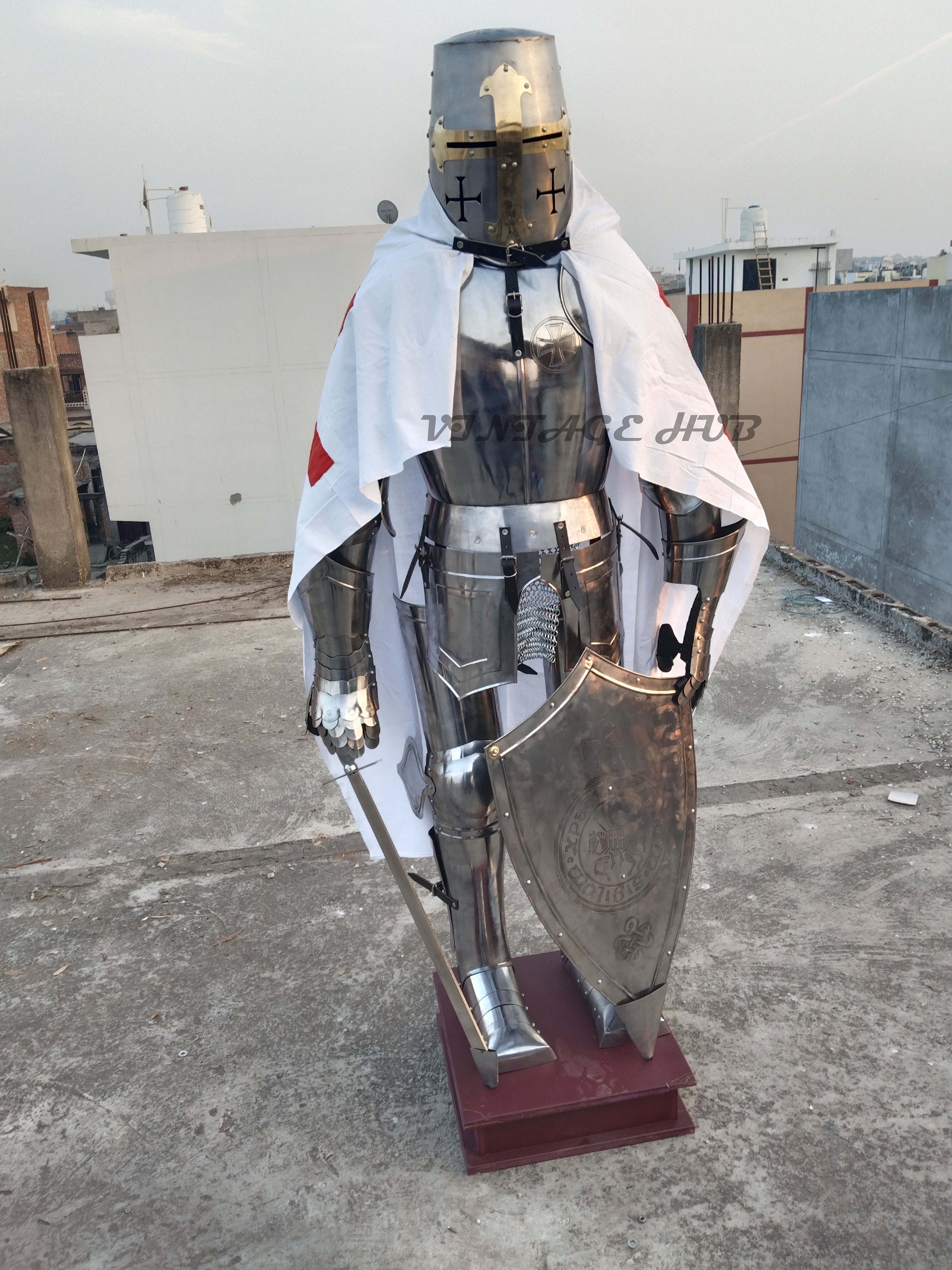 Medieval full suit of armor for sale