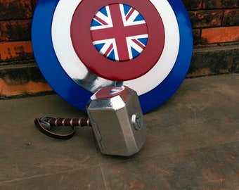 Captain Carter Shield Metal Prop Replica Bildschirm Genaues Captain America Schild, Wohnkultur Schild, Weihnachtsgeschenk Artikel