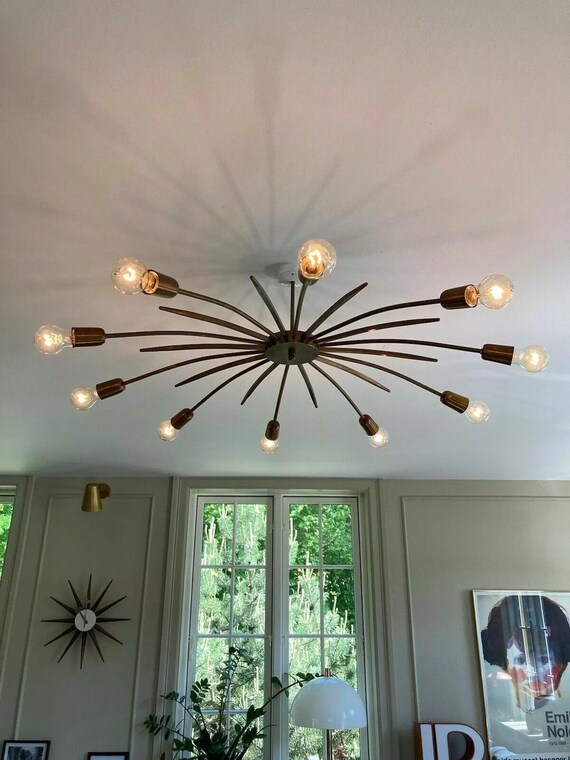 60'sモダンスタイル スプートニク ランプ 16バルブ SPUTNIKLANP