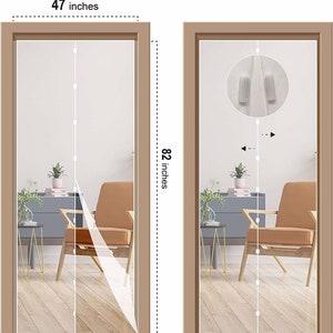 Magnetic Screen Door Curtain Conditioner Heater Room/Kitchen Warm