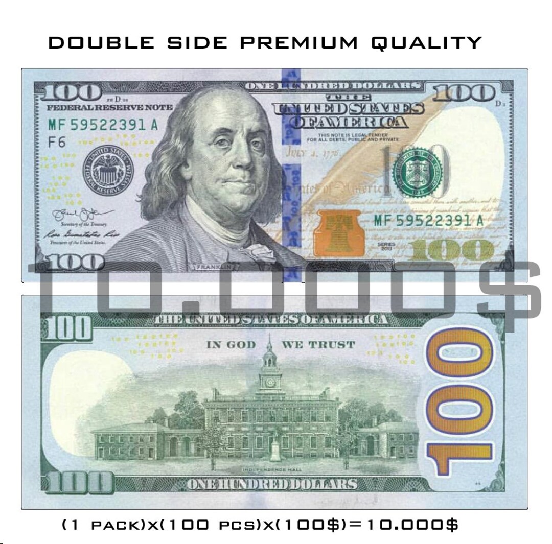 Joke Dollar Halloween Gift Christmas Gift 100 - Etsy