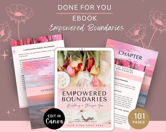 Empowered Boundaries Done For You Ebook, Boundary Coach, Life Coach ,Mindset Coach, Business Coach