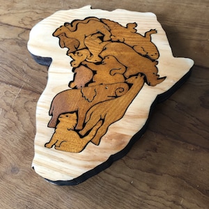 Puzzle di animali africani