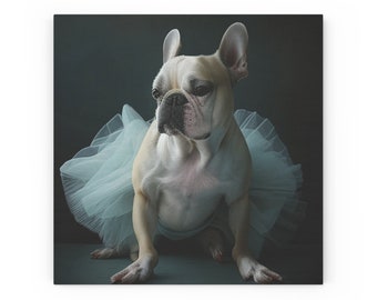 Bulldog Francese wall art is a DIGITAL DOWNLOAD Dancer