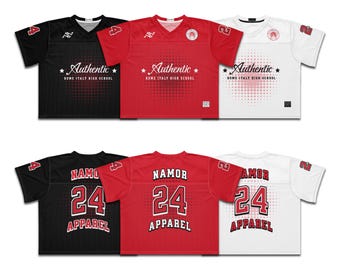 T-shirt Namor First Uniform Football Jesey - Uniforme rebelle pour esprits indépendants