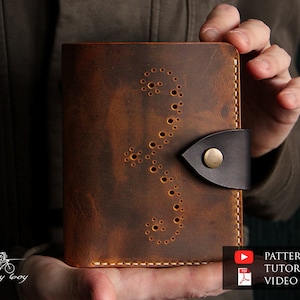 Patrón clutch cuero - Patrón billetera cuero - cuero pdf - patrones billetera larga cuero - Patrón billetera cuero para documentos pdf