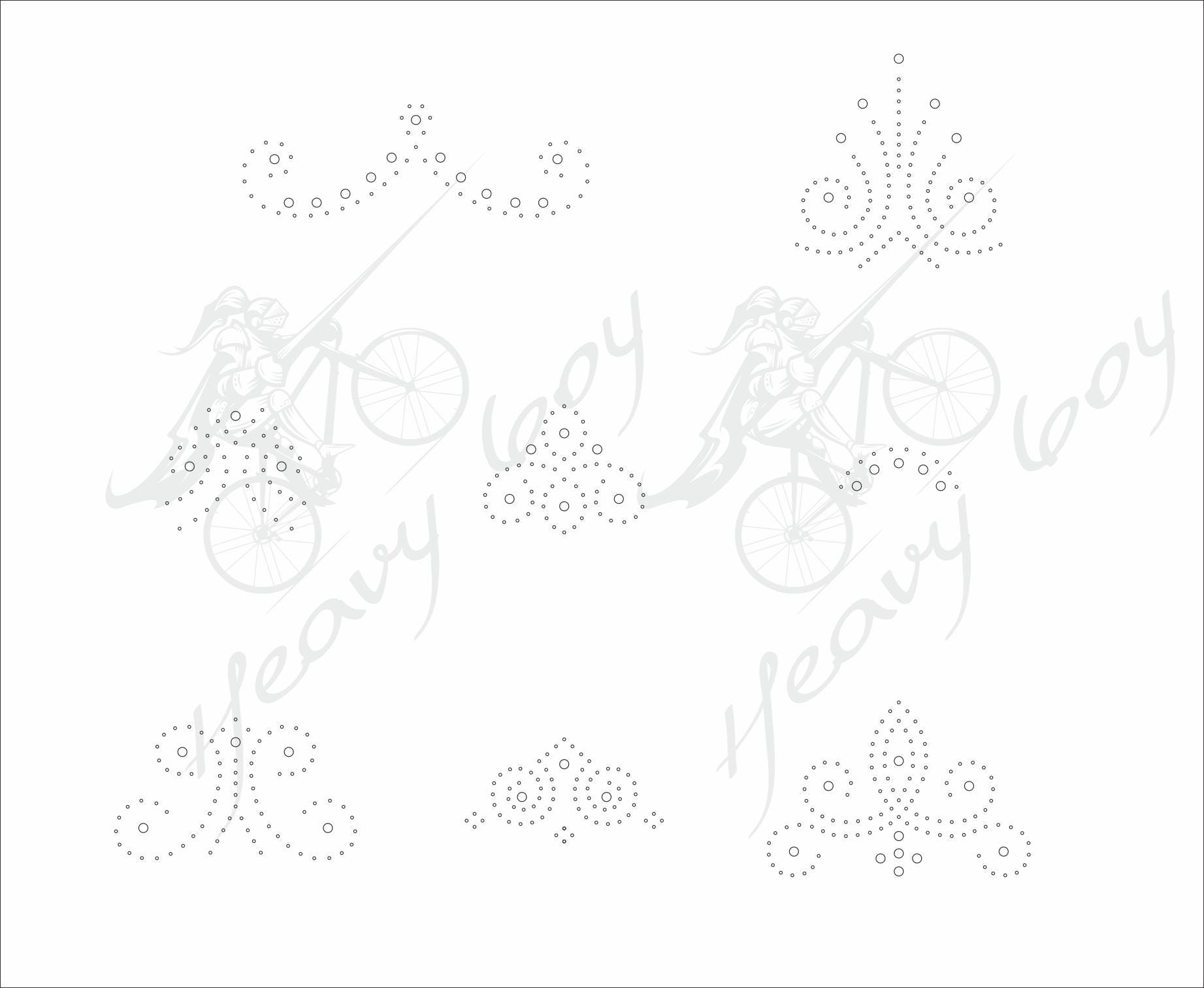 Leather Brogue Decoration Pattern - Leather Brogging Pattern - Leather ...