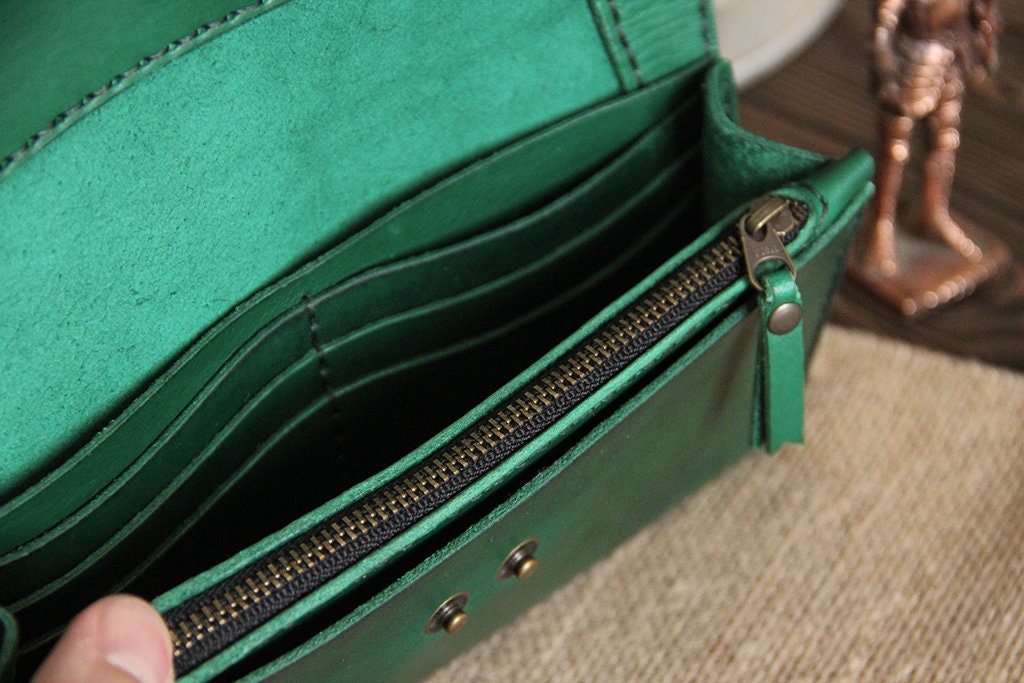 Leather Clutch Pattern PDF Leather Wallet Pattern Leather Etsy