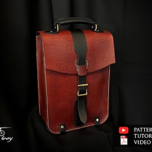 Patroon van leren tas - patroon van leren aktetas pdf - patroon van leren koffer - patroon van messenger bag - patroon van leren documententas