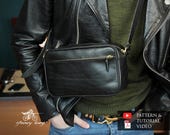 Leather crossbody bag pattern - leather messenger bag pattern pdf -  leather mens bag pattern - leather bag pattern - Henry bag pdf