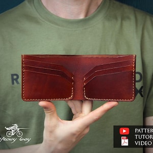 Patron de portefeuille en cuir - Patron de portefeuille en cuir (PDF) - Patron de portefeuille en cuir (PDF) - Modèle en cuir - Patrons en cuir - Bifmaster (PDF)