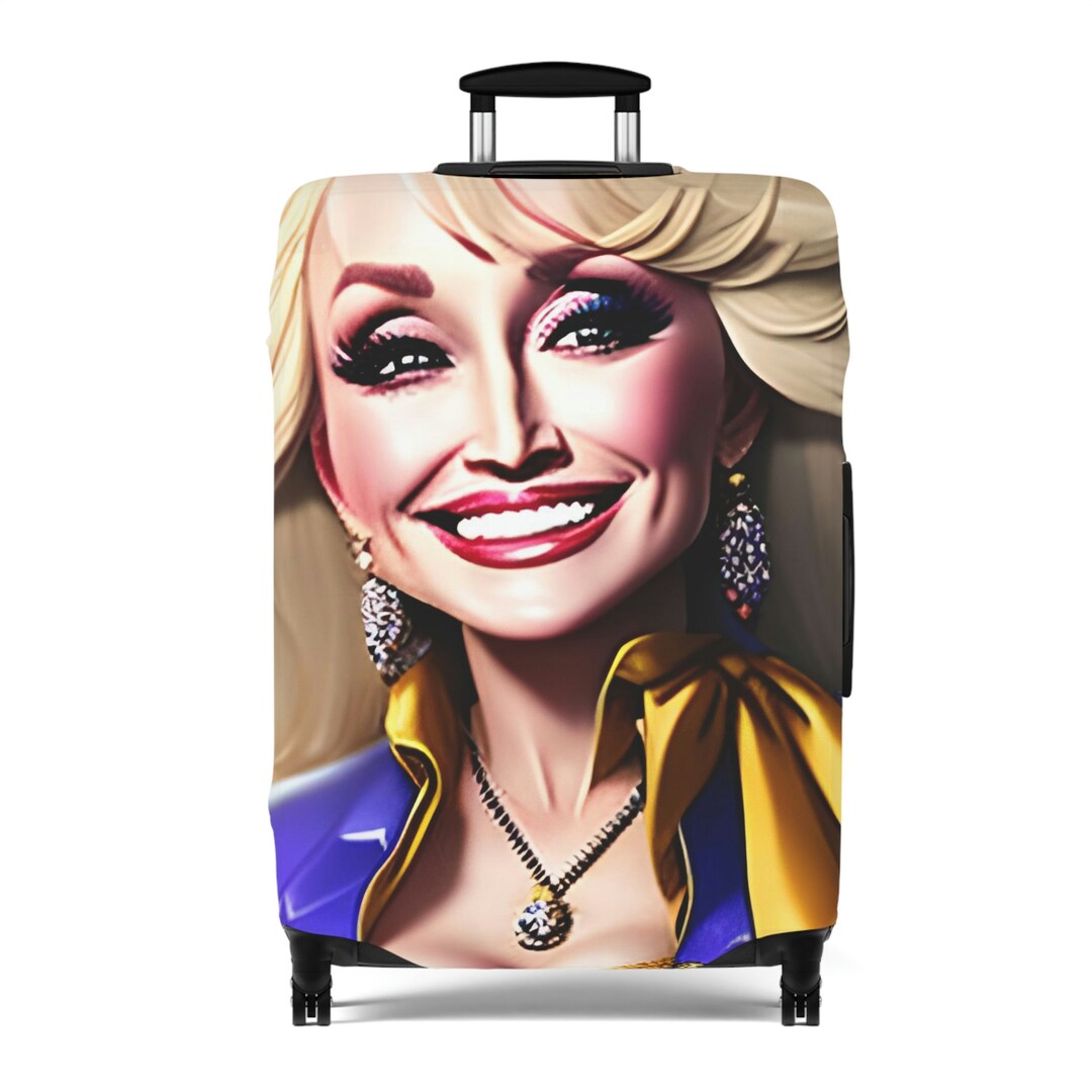Luggage Cover Anime Dolly Parton Queen of Country Luggage Etsy