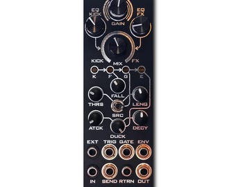 Avalon Harmonics KickAid - ダッキング、EQ、ミキシング用のキックランブルヘルパー（ユーロラックモジュール）