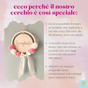 Fiocco nascita idea regalo personalizzato nascita bimbo, incisione nome legno decorazione speciale camera, primo regalo originale babyshower immagine 9