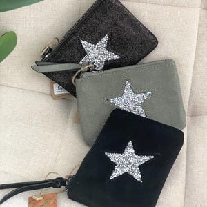Porte-monnaie “Star” avec étoile brillante – Élégance et praticité