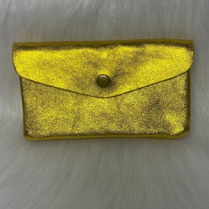 Porte-monnaie, portefeuille, porte-cartes Jaune