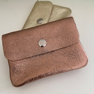 Porte-monnaie, portefeuille en cuir véritable