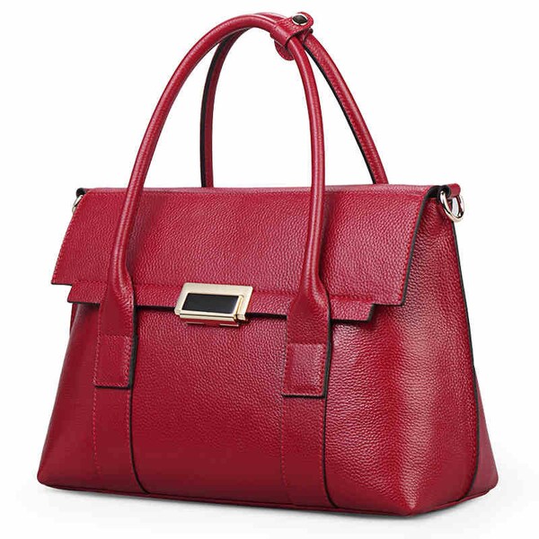 Genuine Leather Handbags Etsy
