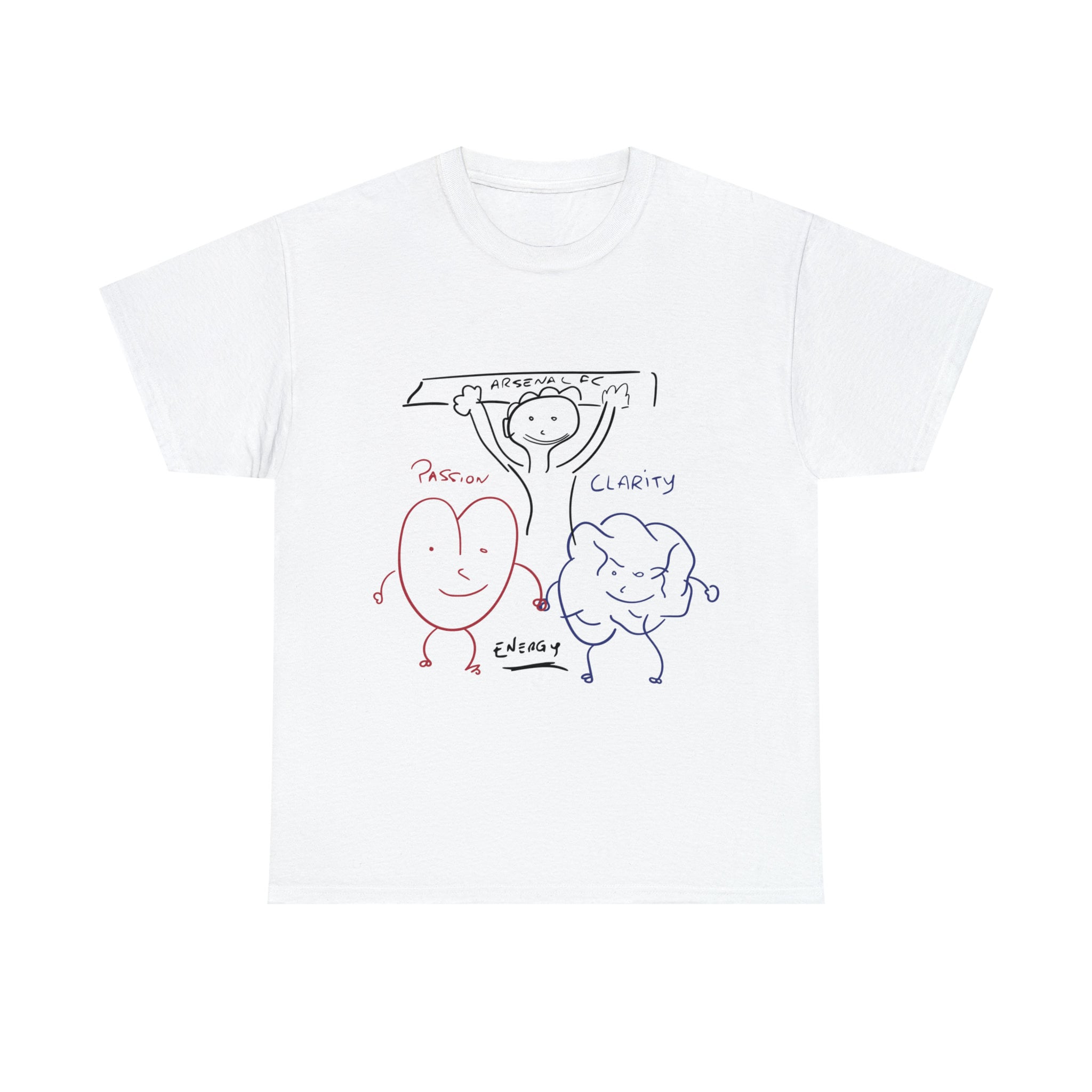 Passion Energy Clarity Arsenal Arteta T-shirt - Etsy