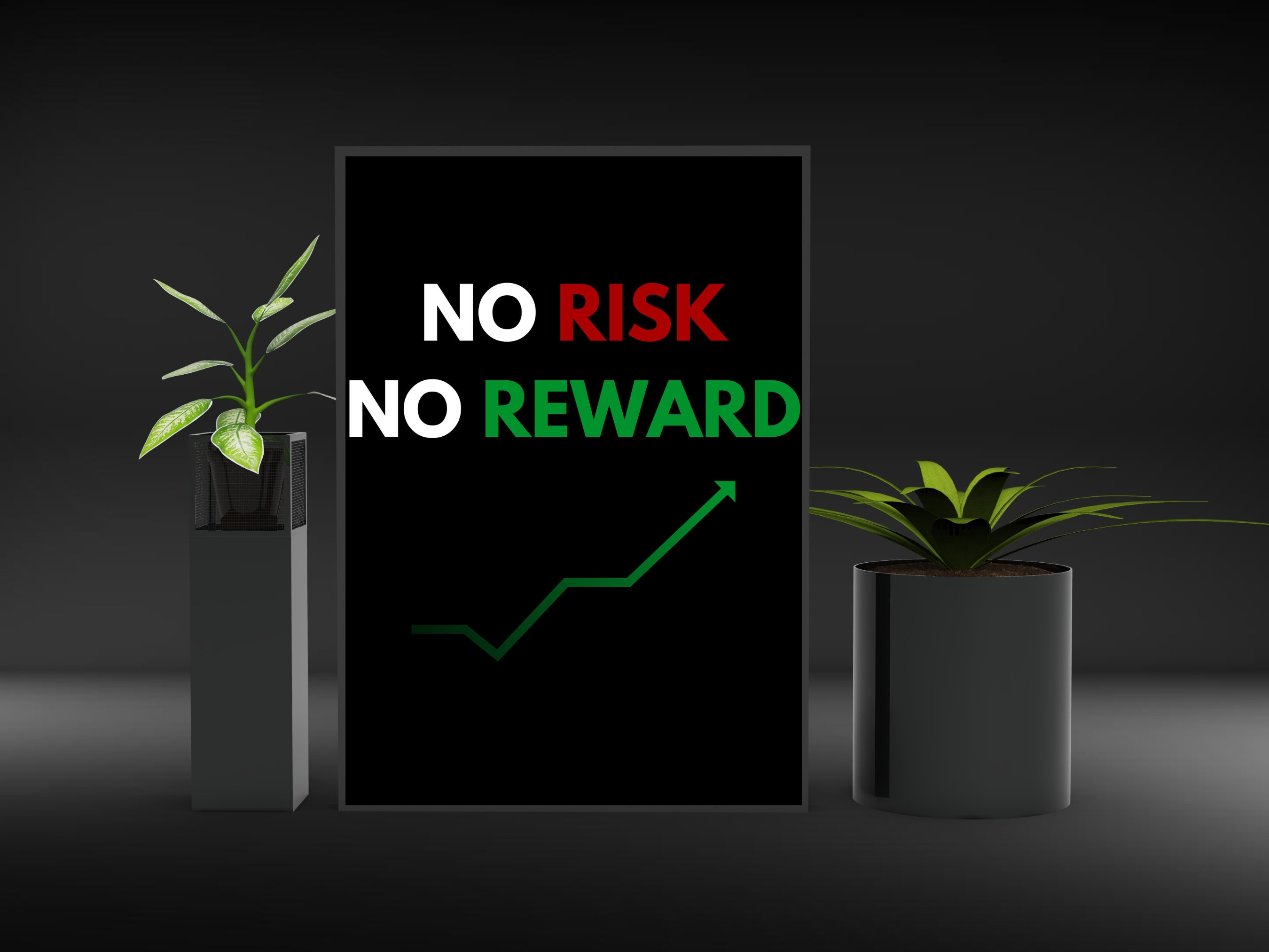 No Risk No Reward Poster, Money Poster, Investment Poster, Office Decor ...